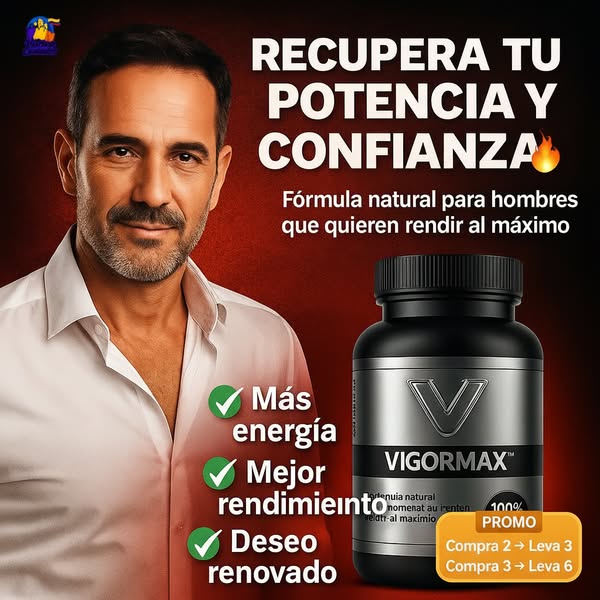 Vigor Max – Suplemento para el vigor masculino, la libido y la virilidad