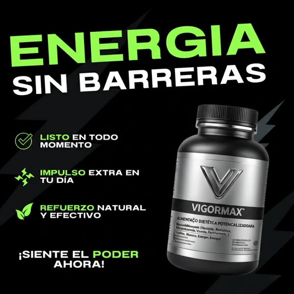 Vigor Max – Suplemento para el vigor masculino, la libido y la virilidad